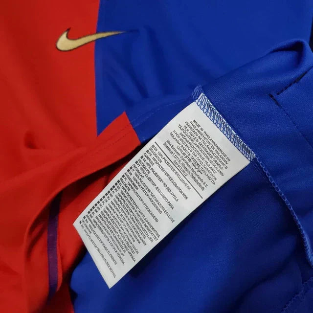 Camisa Barcelona 1999 Home Edição Comemorativa 100 Anos - Retrô Masculina
