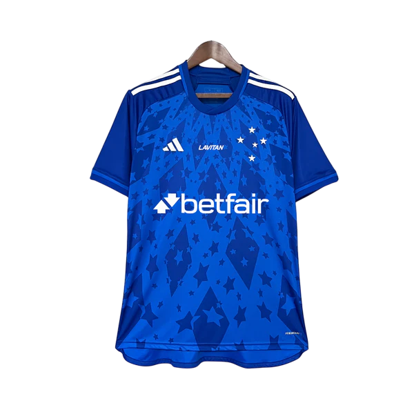 Camisa Cruzeiro Titular Todos Patrocínios 24/25 - Adidas Torcedor Masculina