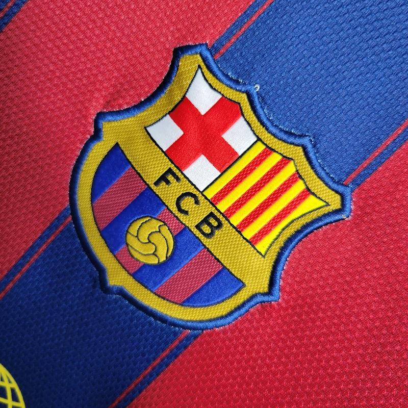 Camisa Barcelona 09/10 Home - Retrô Masculina