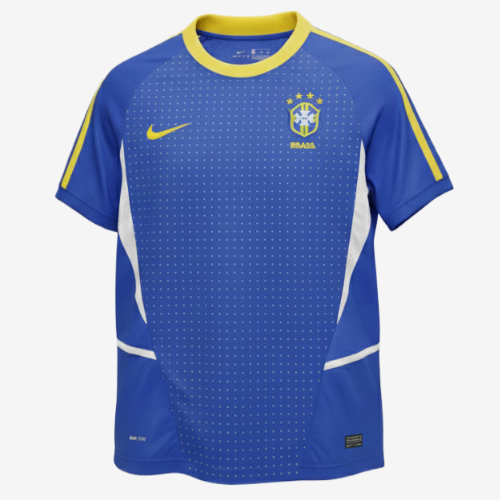 Camisa Retrô Seleção Brasileira II 2010/11 Nike Masculino Azul e Amarelo