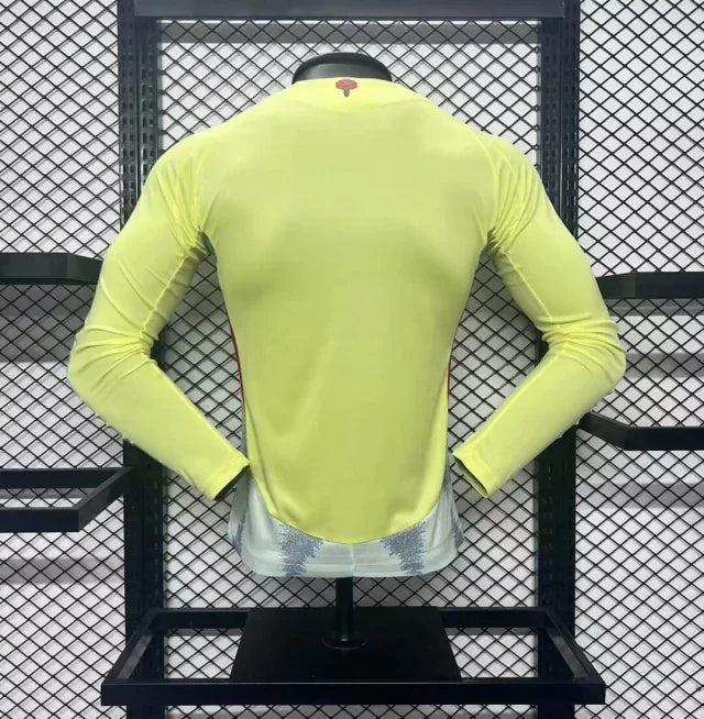 Camisa Espanha Away Manga Comprida 24/25 - Adidas Versão Jogador