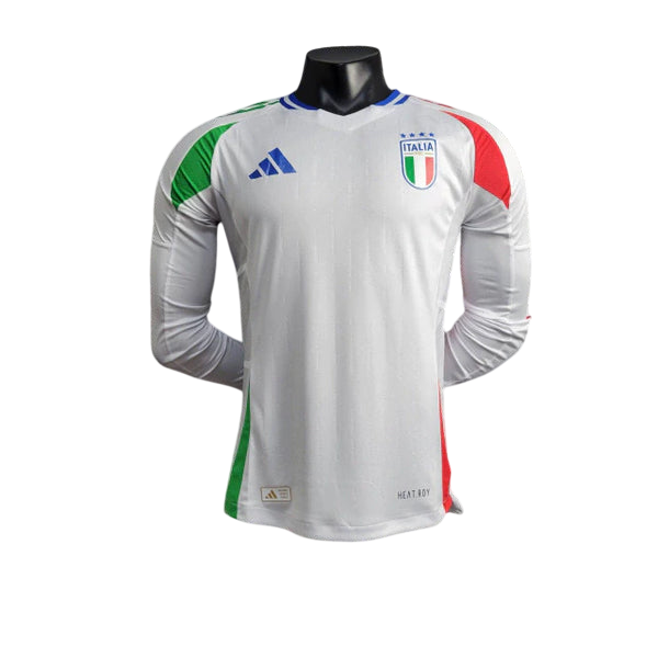 Camisa Itália Away Manga Comprida 24/25 - Adidas Versão Jogador