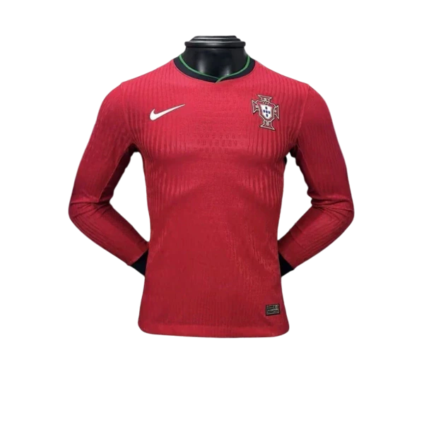 Camisa Portugal Home Manga Comprida 24/25 - Nike Versão Jogador