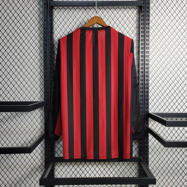 Camisa Milan 13/14 Home Manga Longa - Retrô Masculina