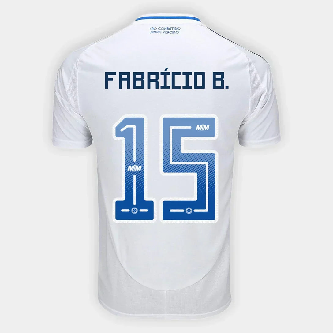 Camisa Cruzeiro Away 25/26 Fabrício B. N° 15