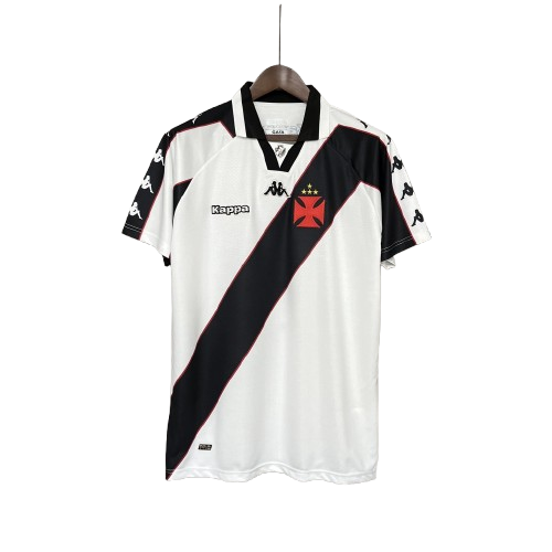 Camisa Vasco Away Retro 1997 - Kappa Branco