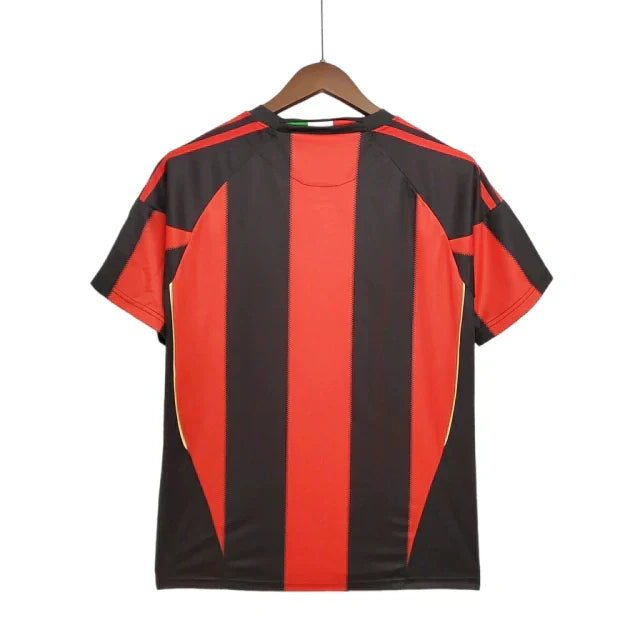 Camisa Milan Retrô 2010/2011 Vermelha e Preta - Adidas
