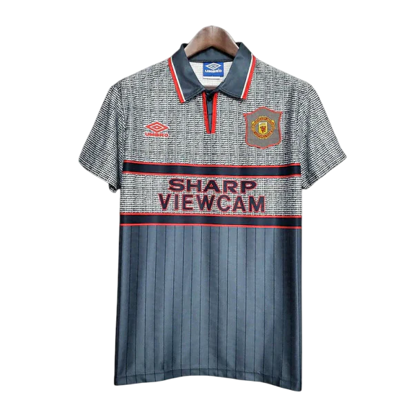 Camisa Manchester United Retrô 1995/1996 Cinza - Umbro