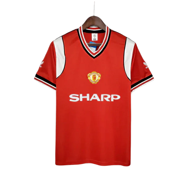 Camisa Manchester United Retrô 1985/1986 Vermelha - Adidas