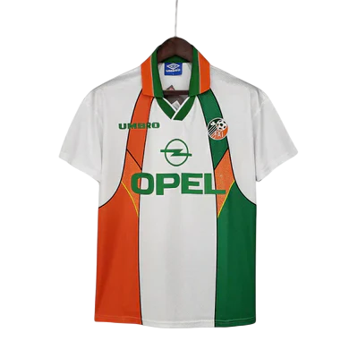 Camisa Irlanda Retrô 1994/1996 Branca, Laranja e Verde - Umbro