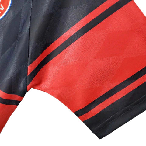 Camisa Bayern Retrô 1997/1999 Preta e Vermelha - Adidas