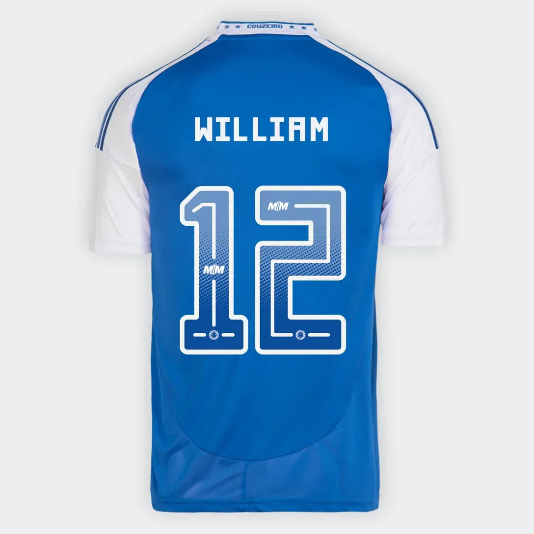 Camisa Cruzeiro Home 25/26 William N° 12
