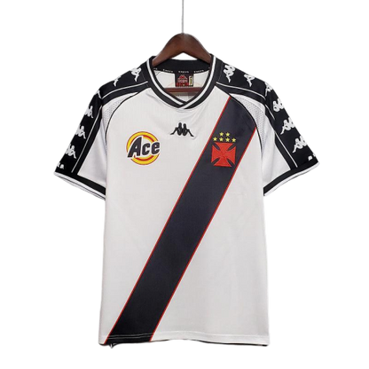 Camisa Kappa- Vasco Away Retro 2000/01- Branco