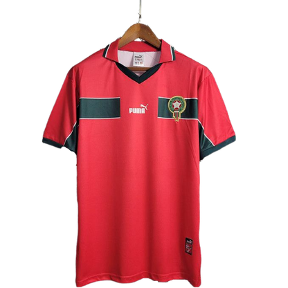Camisa Marrocos 1998 Home - Retrô Masculina