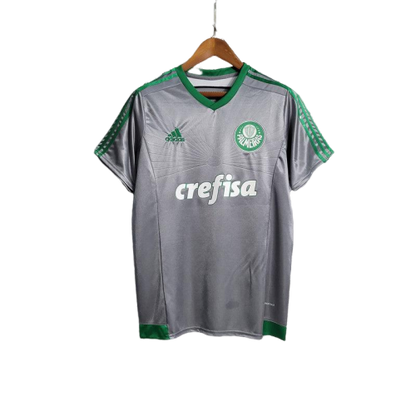 Camisa Palmeiras 2015 Retrô - Cinza/Verde