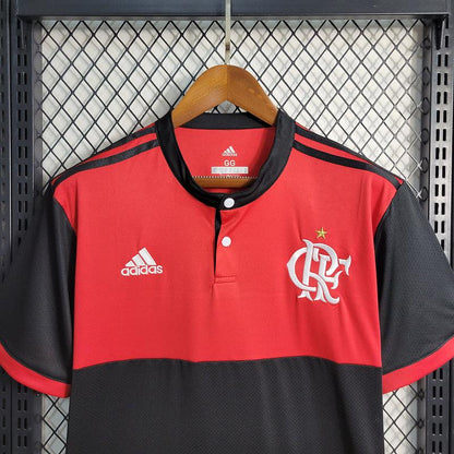 Camisa Flamengo I Home Retrô 2017/18 Adidas Masculina - Vermelho