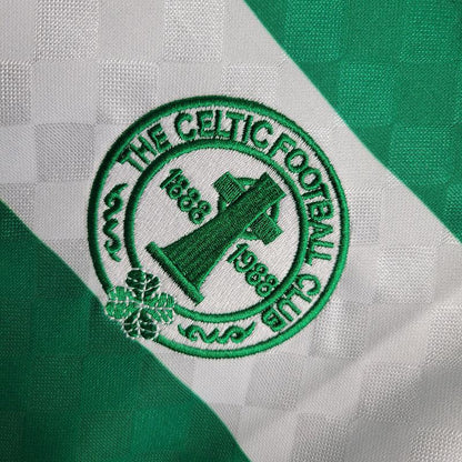 Camisa Celtic 87/88 Home Manga Longa - Retrô Masculina