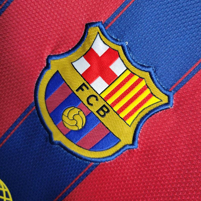 Camisa Retrô Barcelona Home 09/10 Torcedor Nike Masculina - Azul e Grená