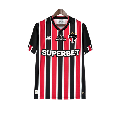Camisa São Paulo Reserva 24/25 - NB Torcedor Masculina Lançamento + Patrocínios