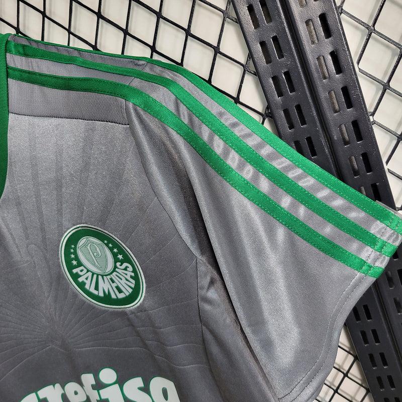 Camisa Palmeiras 2015 Retrô - Cinza/Verde