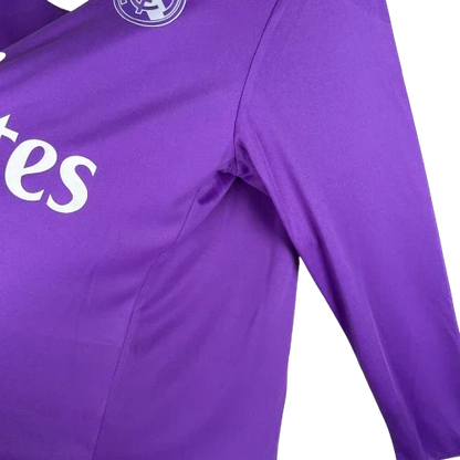 Camisa Retrô Real Madrid II Away Adidas 2016/17 Masculino  Roxo