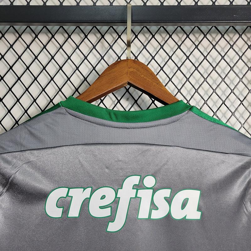 Camisa Palmeiras 2015 Retrô - Cinza/Verde