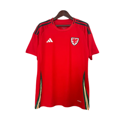 Camisa País de Gales Home 24/25 - Adidas Torcedor Masculina Lançamento