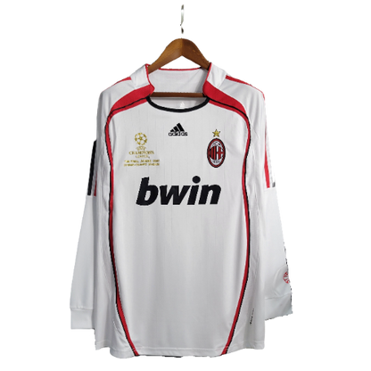 Camisa Milan 06/07 Away Manga Longa - Retrô Masculina