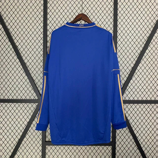 Camisa Chelsea 12/13 Home Manga Longa - Retrô Masculina