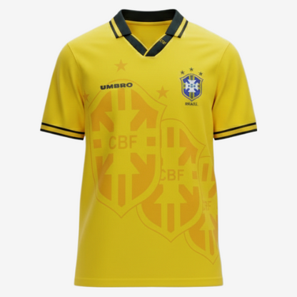Camisa Retrô 94/95 Seleção Brasileira I Umbro Masculina - Amarela