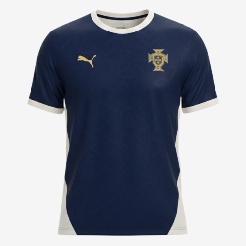 Camisa Portugal Treino Azul 25/26 - Puma Versão Torcedor Masculina