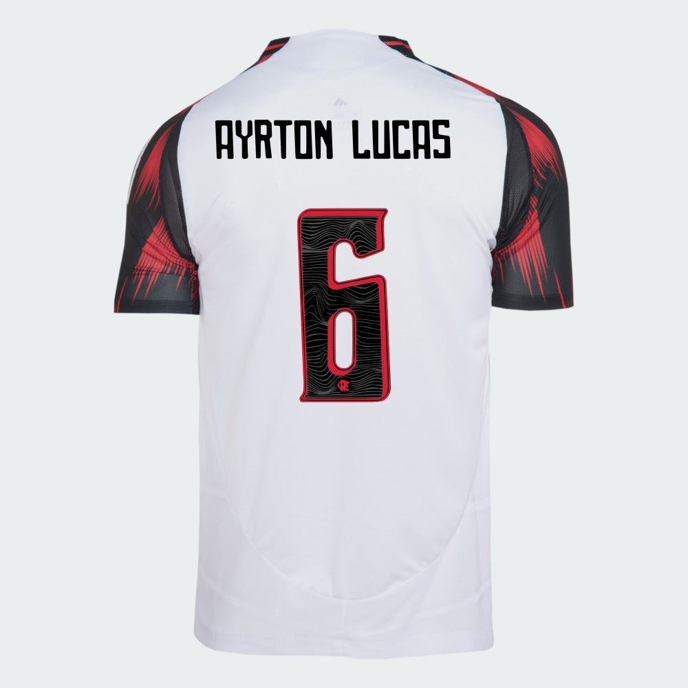 Camisa Flamengo Away 25/26 AYRTON LUCAS N° 6