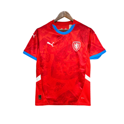Camisa República Tcheca Home 24/25 - Puma Torcedor Masculina Lançamento