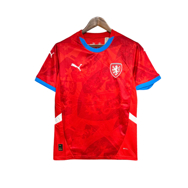 Camisa República Tcheca Home 24/25 - Puma Torcedor Masculina Lançamento