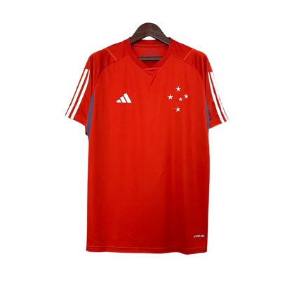 Camisa Cruzeiro Treino Vermelho 24/25 - Adidas Torcedor Masculina