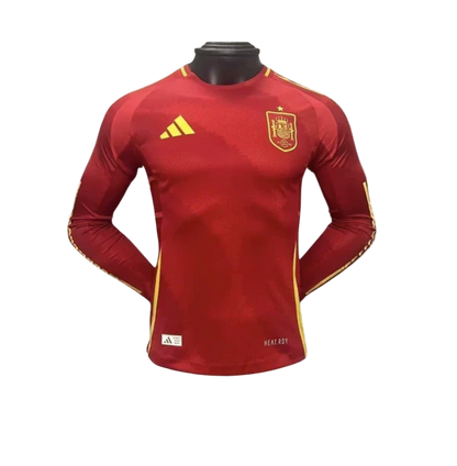 Camisa Espanha Home Manga Comprida 24/25 - Adidas Versão Jogador
