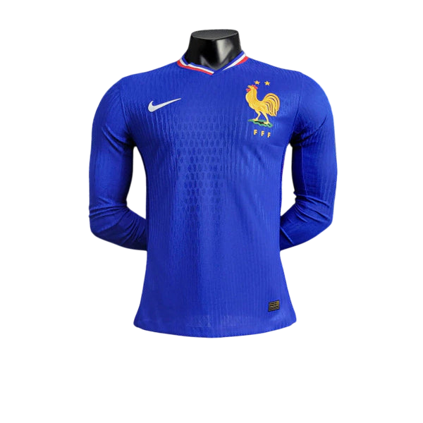 Camisa França Home Manga Comprida 24/25 - Nike Versão Jogador