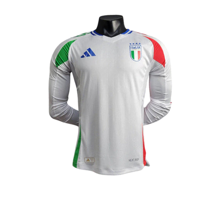 Camisa Itália Away Manga Comprida 24/25 - Adidas Versão Jogador