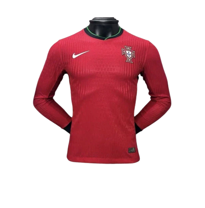 Camisa Portugal Home Manga Comprida 24/25 - Nike Versão Jogador