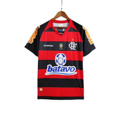 Camisa Retrô Flamengo Home I 2011 Olympikus Masculino Vermelho e Preto