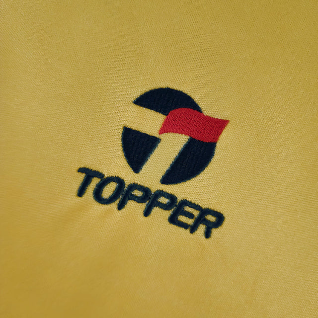 Camisa Retrô 1986 Seleção Brasileira I Masculina - Amarelo e Verde