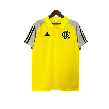 Camisa Flamengo Treino Polo Amarela 24/25 - Versão Torcedor Lançamento
