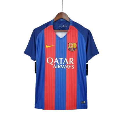 Camisa Barcelona 16/17 Home - Retrô Masculina