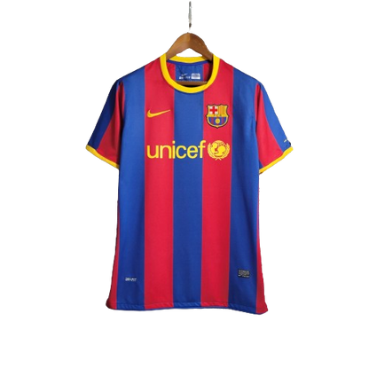 Camisa Barcelona Retrô I Home 2010/11 Torcedor Nike Masculino Vermelho e Azul