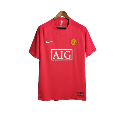 Camisa Manchester United 07/08 Home - Retrô Masculina