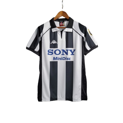 Camisa Retrô Juventus I Kappa 1997/98 Masculino Preto e Branco