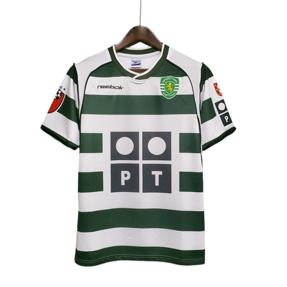 Camisa Sporting Lisboa 02/03 Home - Retrô Masculina