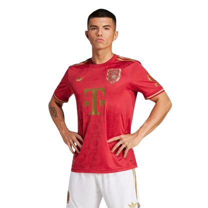 Camisa Bayern De Munique 125 Anos Vermelha 25/26 - Adidas Torcedor Masculina