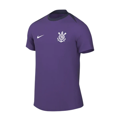 Camisa Corinthians Treino Roxo 25/26 - Nike Versão Torcedor Masculina