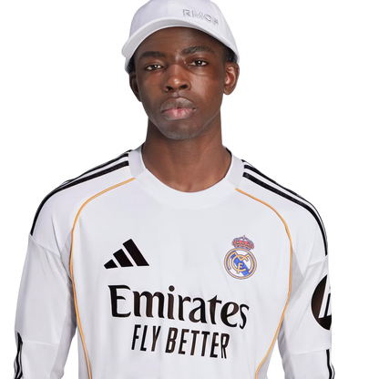 Camisa Real Madrid 25/26 Home Manga Longa - Torcedor Masculina